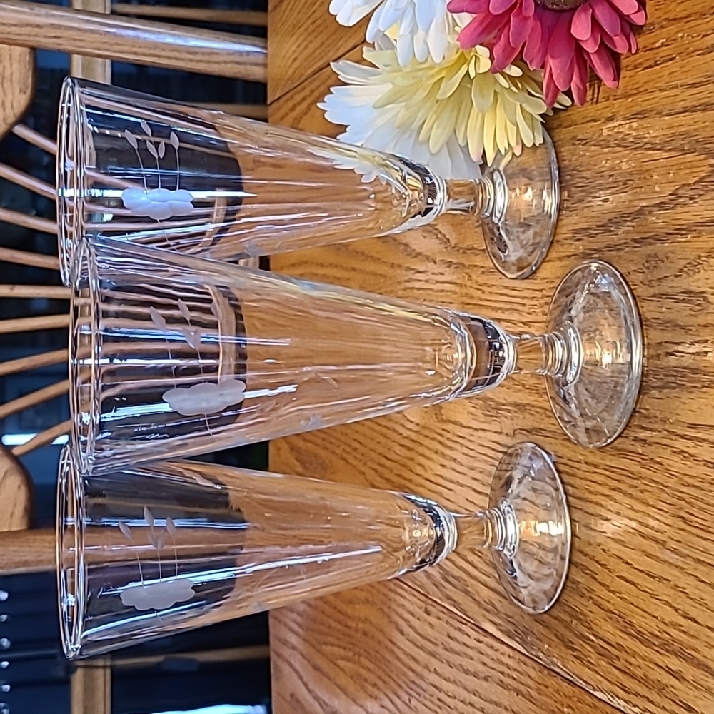 Princess House Pilsner Glasses - Set of 3